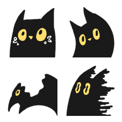 [LINE絵文字] Maybe a black cat？の画像