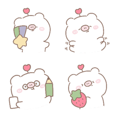 [LINE絵文字] Emoji * pig cute.の画像