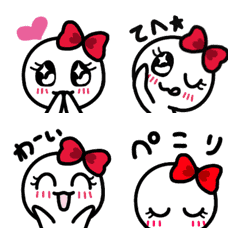 [LINE絵文字] ▶︎動く！キラキラおめめ♡ゆめぴょこ♡の画像