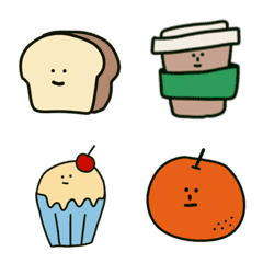 [LINE絵文字] fff (food friend forever)の画像