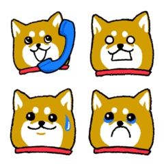 [LINE絵文字] I am a Shibainu emojiの画像