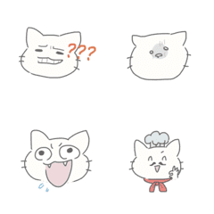 [LINE絵文字] The Doodle Cat with many emotionsの画像