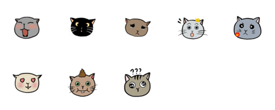 [LINE絵文字]meow miowの画像一覧