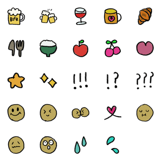 [LINE絵文字]食べ物111の画像一覧