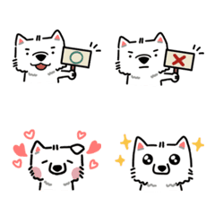 [LINE絵文字] Puppy Samoyedの画像