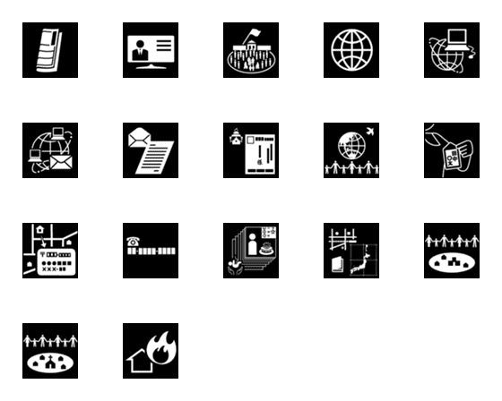[LINE絵文字]ピクトグラム 社会・その他の画像一覧