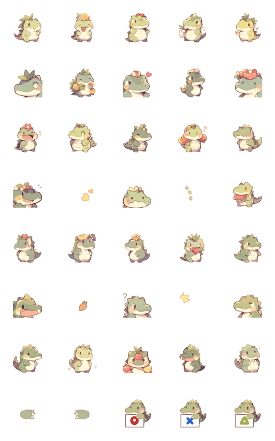 [LINE絵文字]Ai Crocodiles 0w0の画像一覧