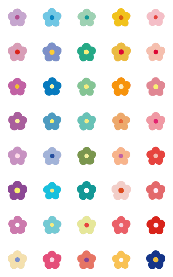 [LINE絵文字]Flowerrの画像一覧