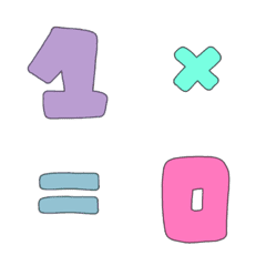 [LINE絵文字] Number pastel 1の画像