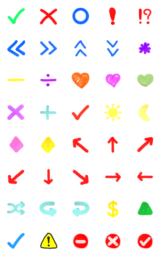 [LINE絵文字]emoji emblemsの画像一覧