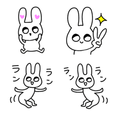 [LINE絵文字] ラビっぴの絵文字の画像