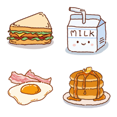 [LINE絵文字] Cute food by OyoSunanの画像