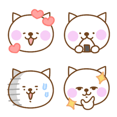 [LINE絵文字] ネコの毎日使えるゆるっと絵文字の画像