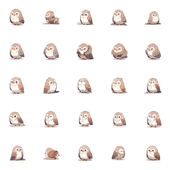 [LINE絵文字]Hootie Owlの画像一覧