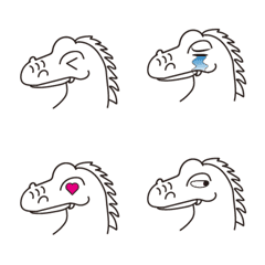 [LINE絵文字] Cute dragonの画像