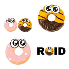 [LINE絵文字] DONUTs ROID emojiの画像