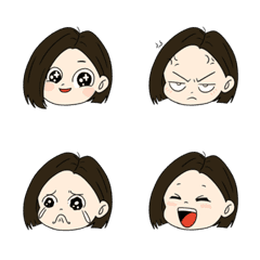 [LINE絵文字] Cute expression managementの画像