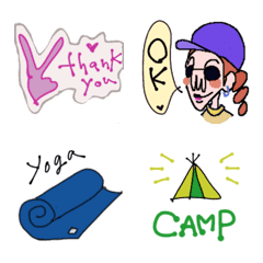 [LINE絵文字] yuju emoji vol001の画像