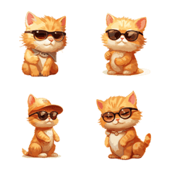 [LINE絵文字] Little Meow Catの画像