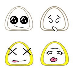 [LINE絵文字] rice balls-emojiの画像