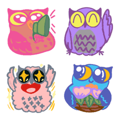 [LINE絵文字] Zaa Owlの画像