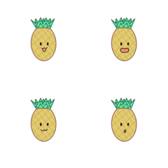 [LINE絵文字] Pineapplesの画像