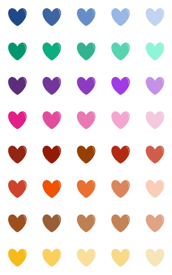 [LINE絵文字]A lot of Heartの画像一覧