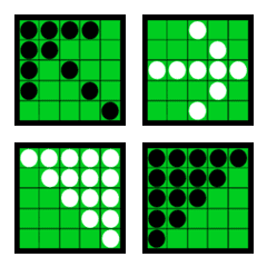 [LINE絵文字] オセロで表現する記号の画像
