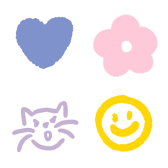 [LINE絵文字] Daily symbols and little animal avatarsの画像