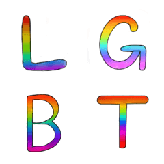 [LINE絵文字] LGBT rainbowの画像