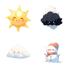 [LINE絵文字] Weather Buddyの画像