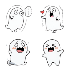 [LINE絵文字] Ghostly Expressions - First Edition.の画像