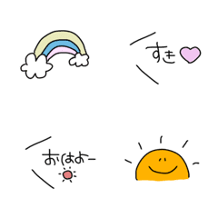 [LINE絵文字] 毎日のかわいい絵文字♡の画像