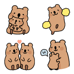 [LINE絵文字] Happy quokkaの画像