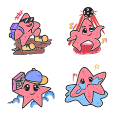 [LINE絵文字] Emoji little starfishの画像