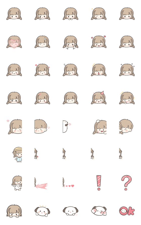 [LINE絵文字]Pig Pig Daily_Emoji Stickersの画像一覧