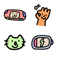 [LINE絵文字] how cute！ :-color)の画像