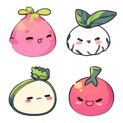 [LINE絵文字] Fruit Stickers -comprehensiveの画像