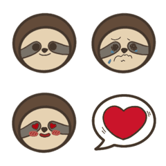 [LINE絵文字] Sloth emoji 1の画像