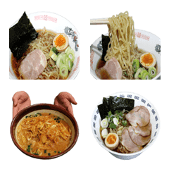 [LINE絵文字] ラーメン絵文字3の画像