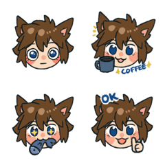 [LINE絵文字] toren catboy emoji setの画像