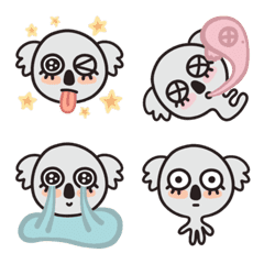 [LINE絵文字] QQ koala -  daily emojiの画像