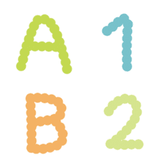 [LINE絵文字] AB12の画像