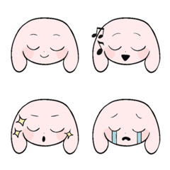 [LINE絵文字] いねむりたれみみうさぎの気持ちの画像