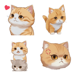 [LINE絵文字] Crazycat V2 Emojiの画像