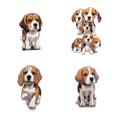 [LINE絵文字] beaglecuteの画像