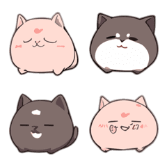 [LINE絵文字] ぶたねこの画像