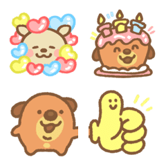 [LINE絵文字] Little Puppies ポリベッキーの画像