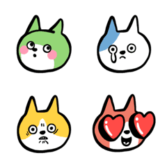 [LINE絵文字] 伝えたい猫たの絵文字の画像