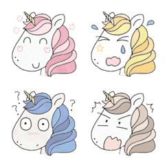 [LINE絵文字] Unicorn emojisの画像